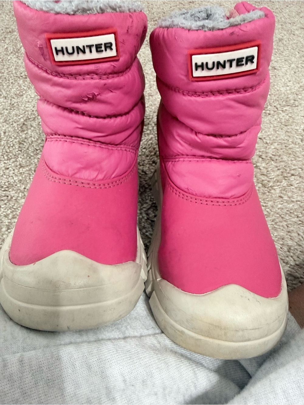 Hunter Kids Bubblegum Pink Waterproof Snow Boots